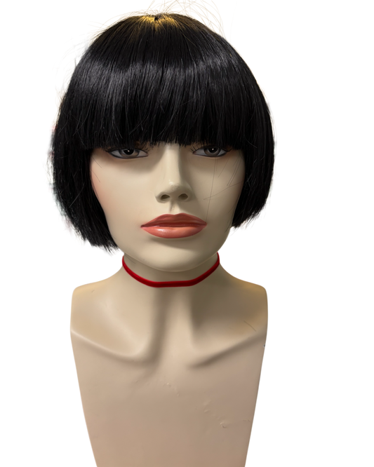 Thin Red Velvet Choker