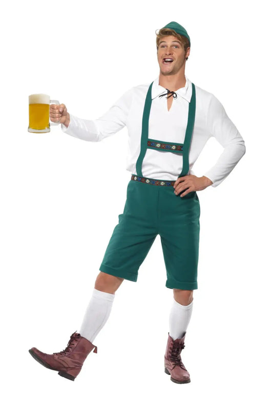 Dark Green Lederhosen Oktoberfest