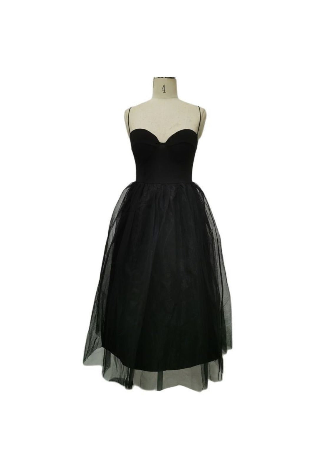 Black Midi Tulle Dress Perth