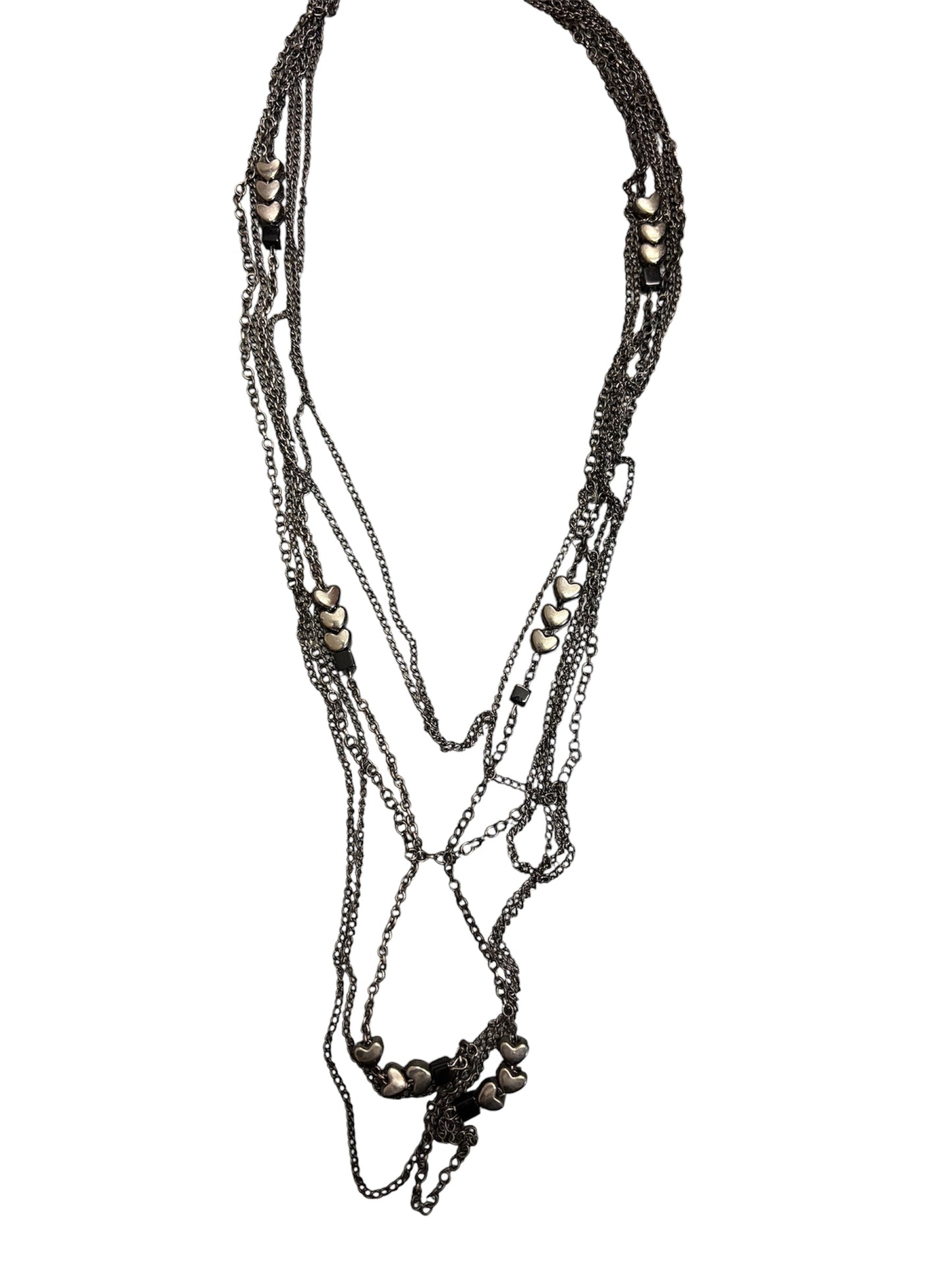 Heart And Chain Layered Necklace