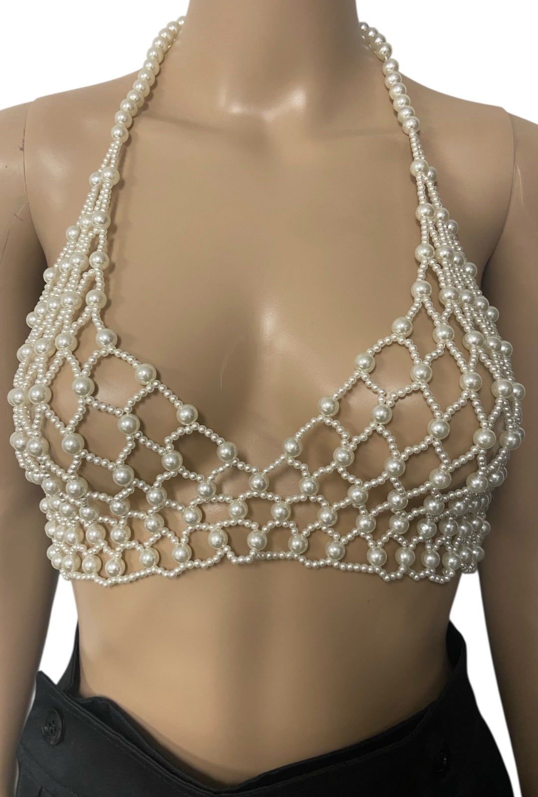 Pearl Beaded Festival Bralette