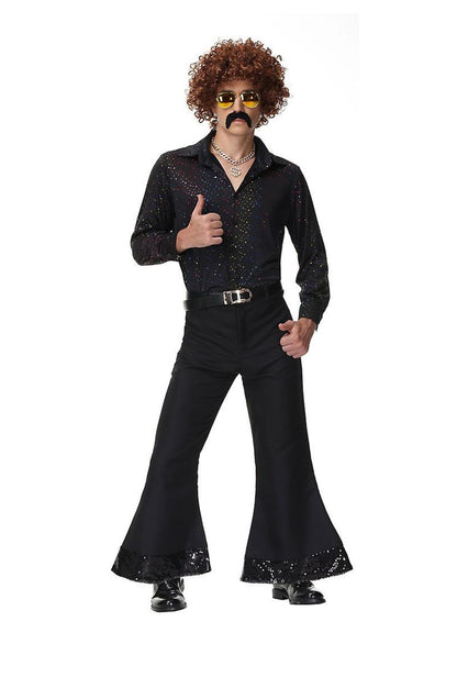 Men's Black Disco Costume