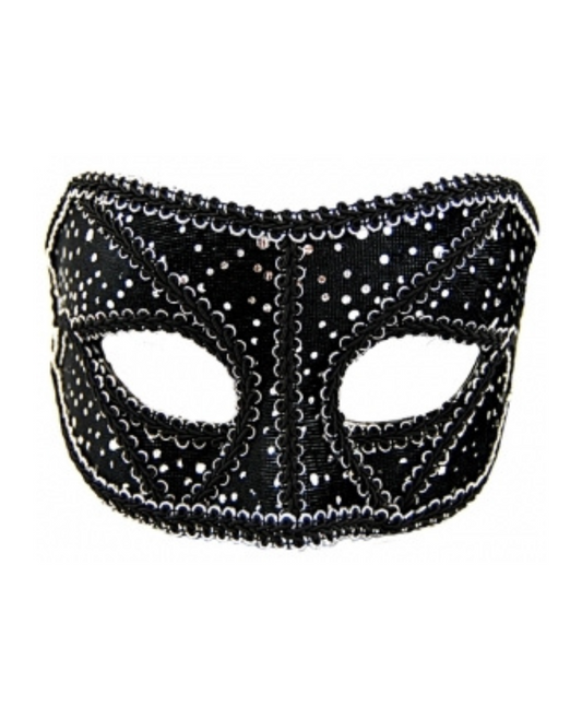 Black and Silver Masquerade Mask