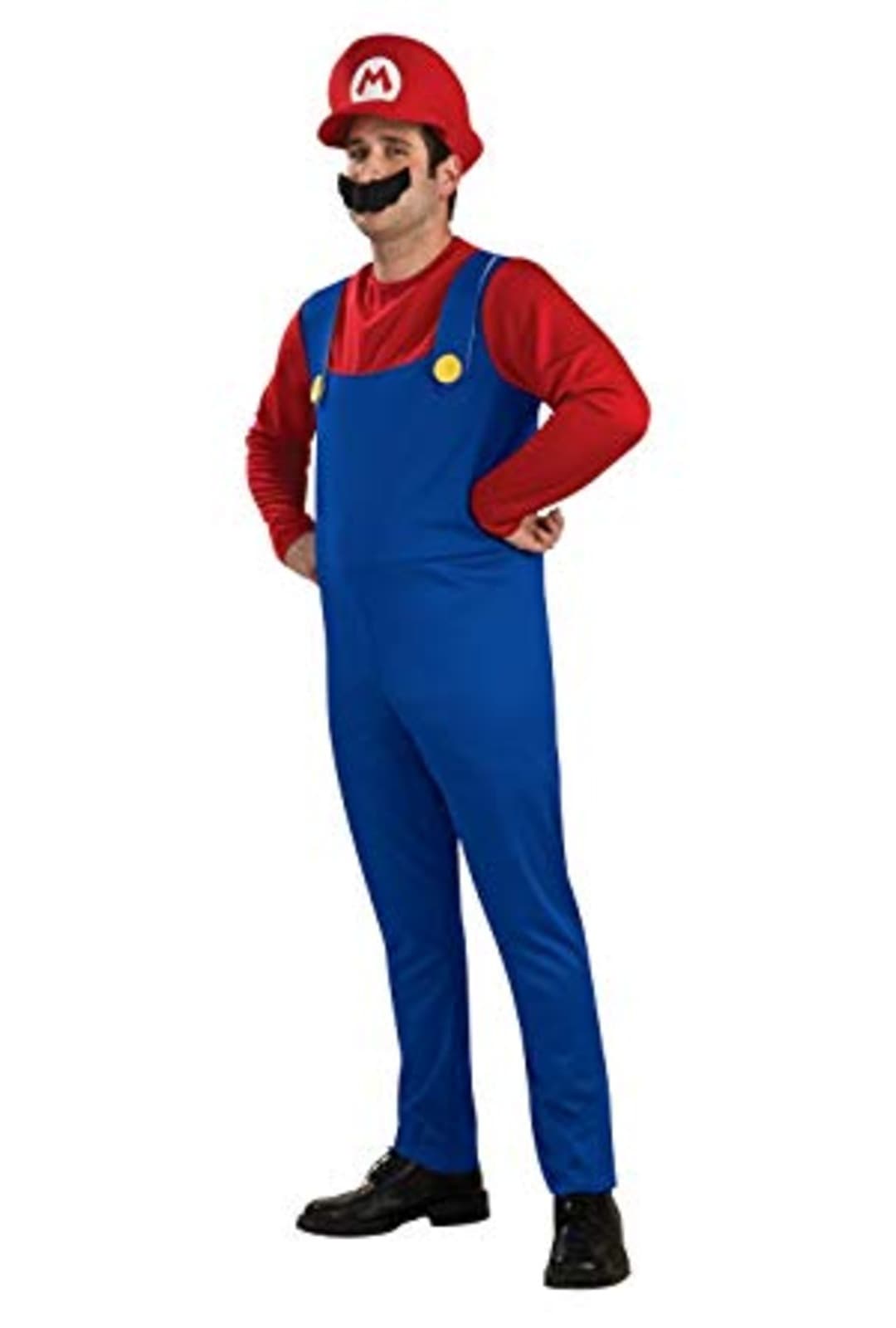 Long Sleeved Men's Mario Costume
