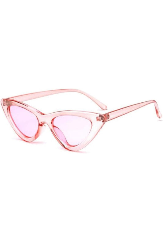 Clear Cat Eye Pink Glasses