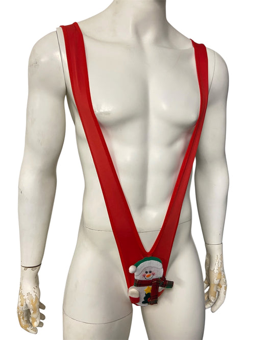 Star Snowman Christmas Mankini