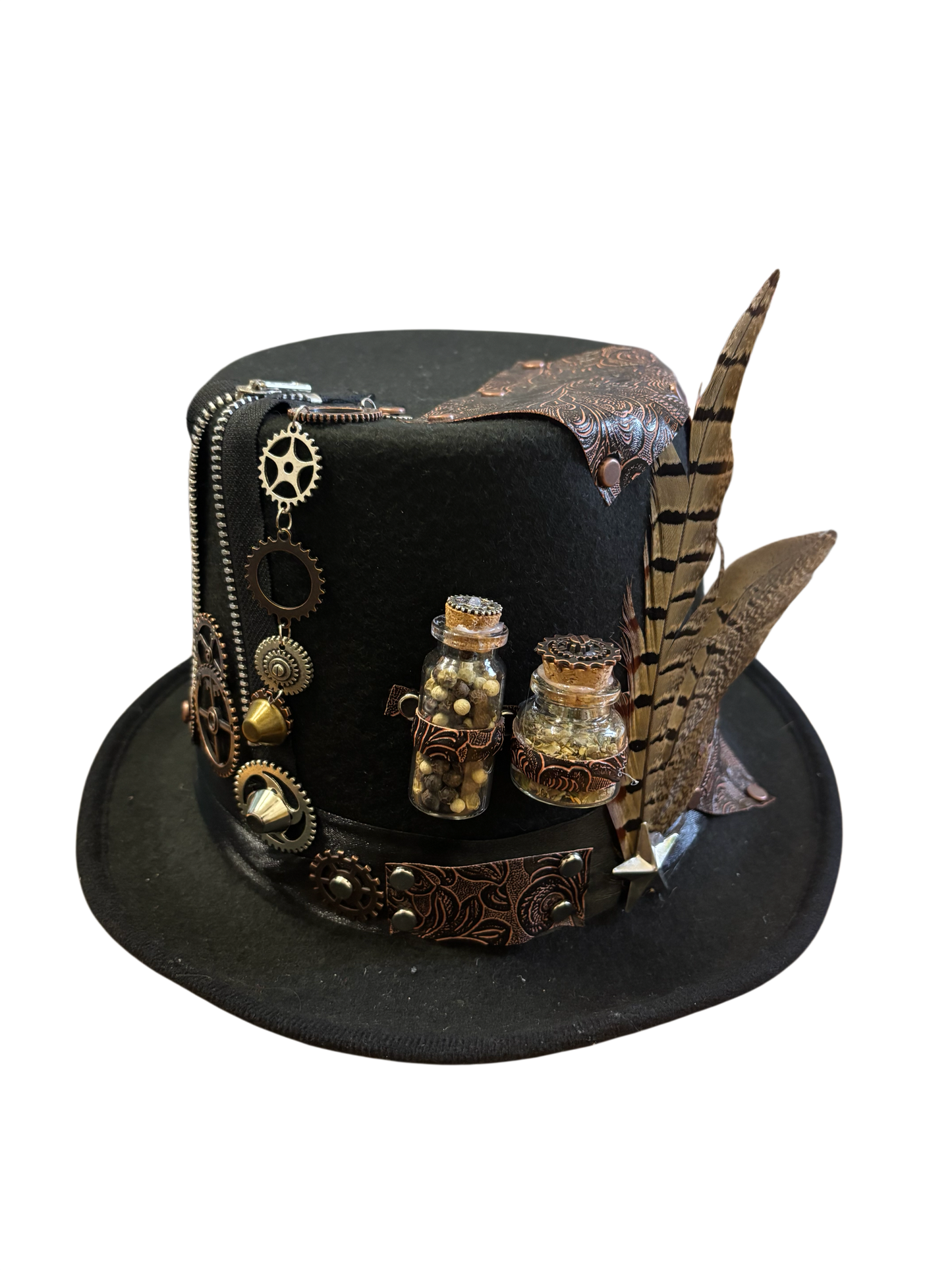 Steampunk Alchemy Top Hat (W)