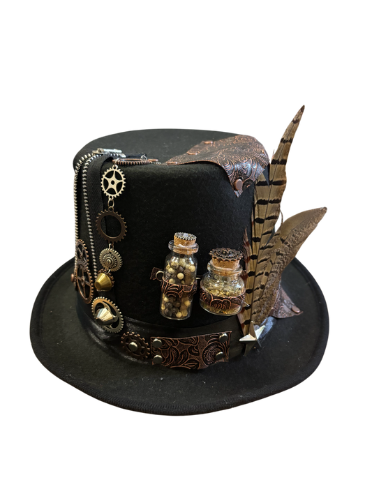 Steampunk Alchemy Top Hat (W)