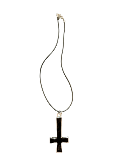 Gothic Inverted Cross Necklace