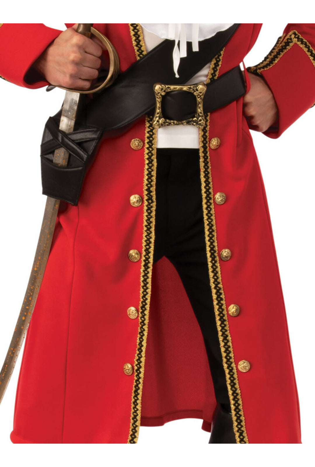 Men's Red Pirate Captain Costume