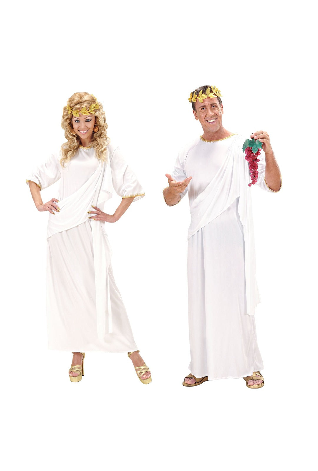 White Toga With Long Sleeves