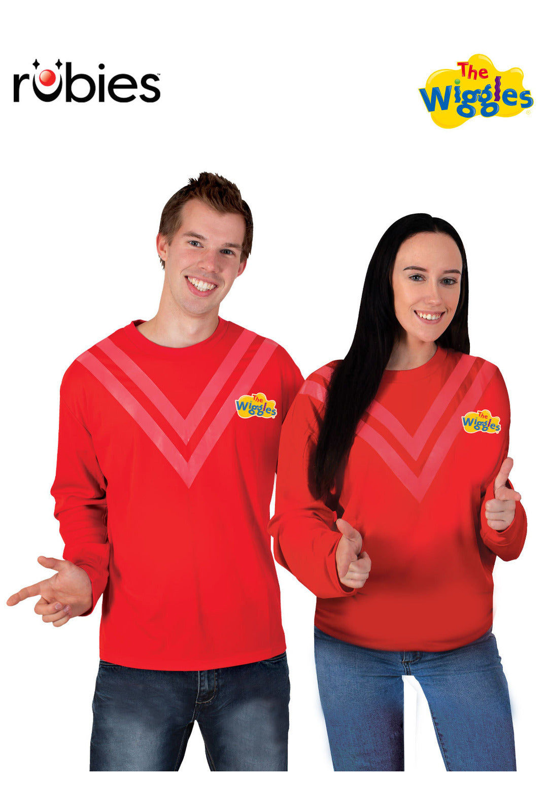 Red Wiggles Adult Costume Top