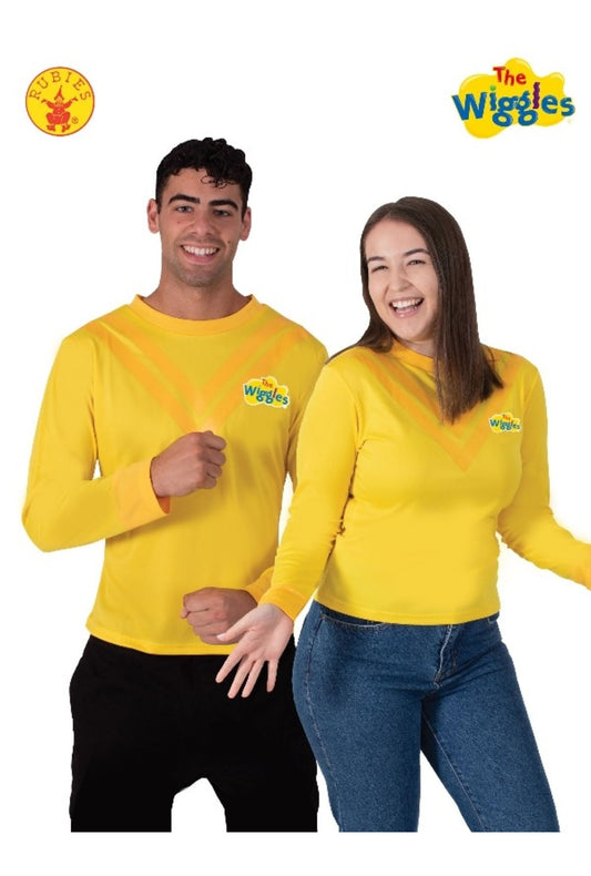 Yellow Wiggles Adult Costume Top
