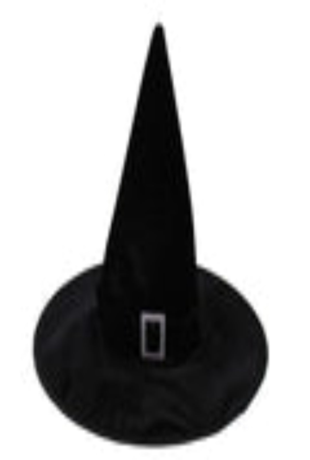 Black Witch Hat With Band And Buckle