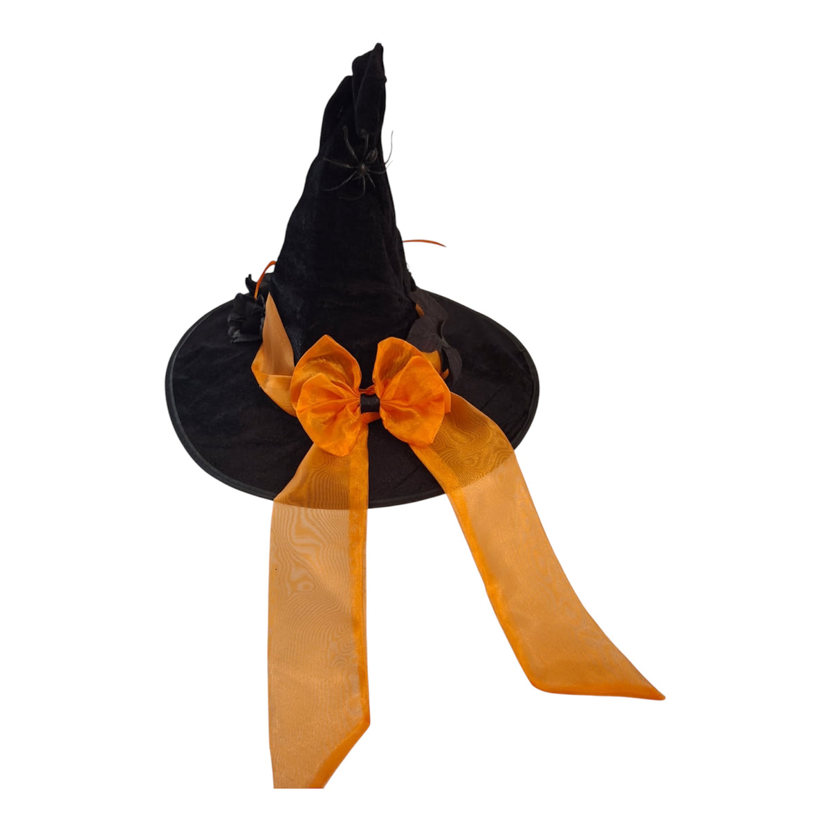 Witch Hat With Orange Ribbon