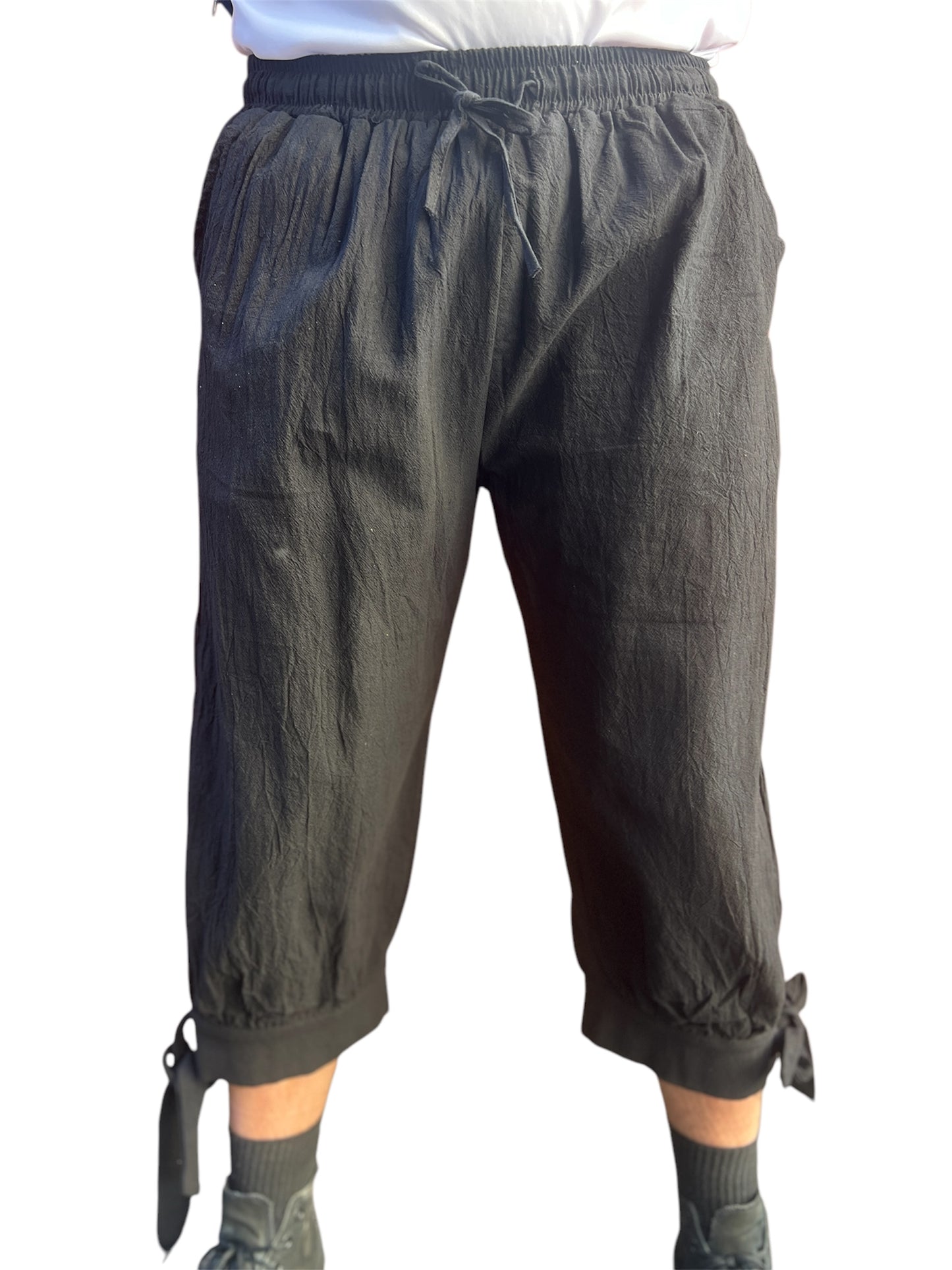 Mens Black Medieval Pants