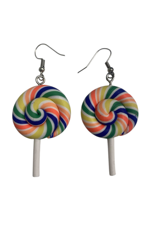 Multi colour Lollipop Earrings