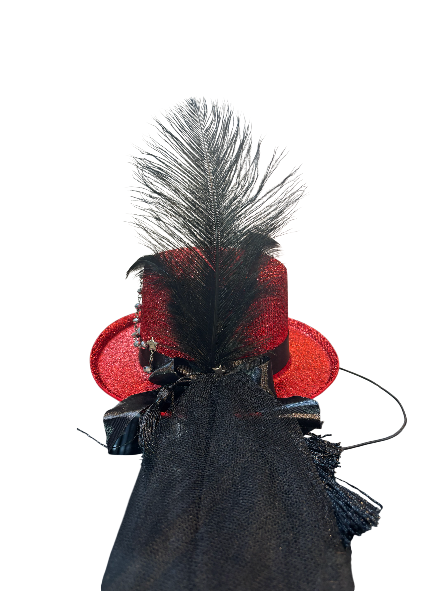 Red Razzle Dazzle Mini Top Hat