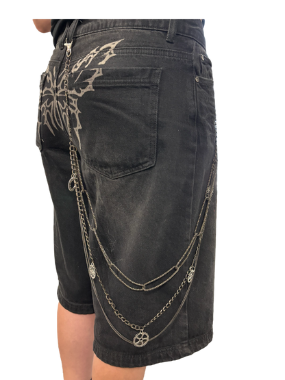 Steampunk Cog Wallet Chain