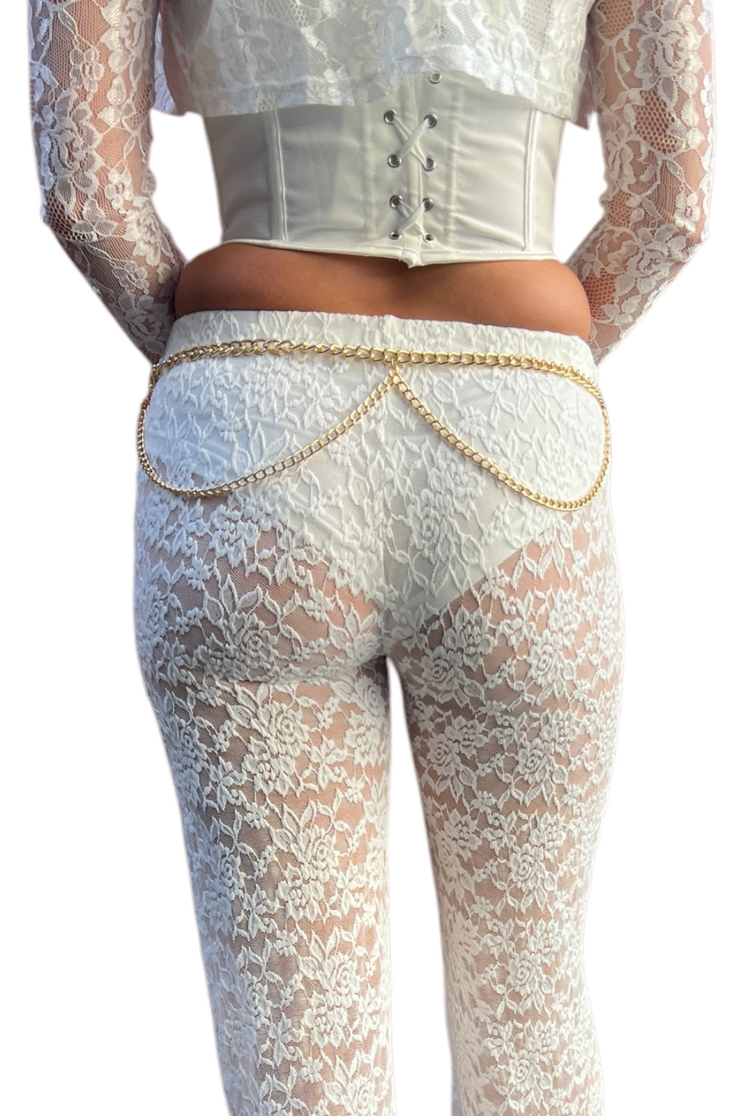 gold festival chain belt loops fashion