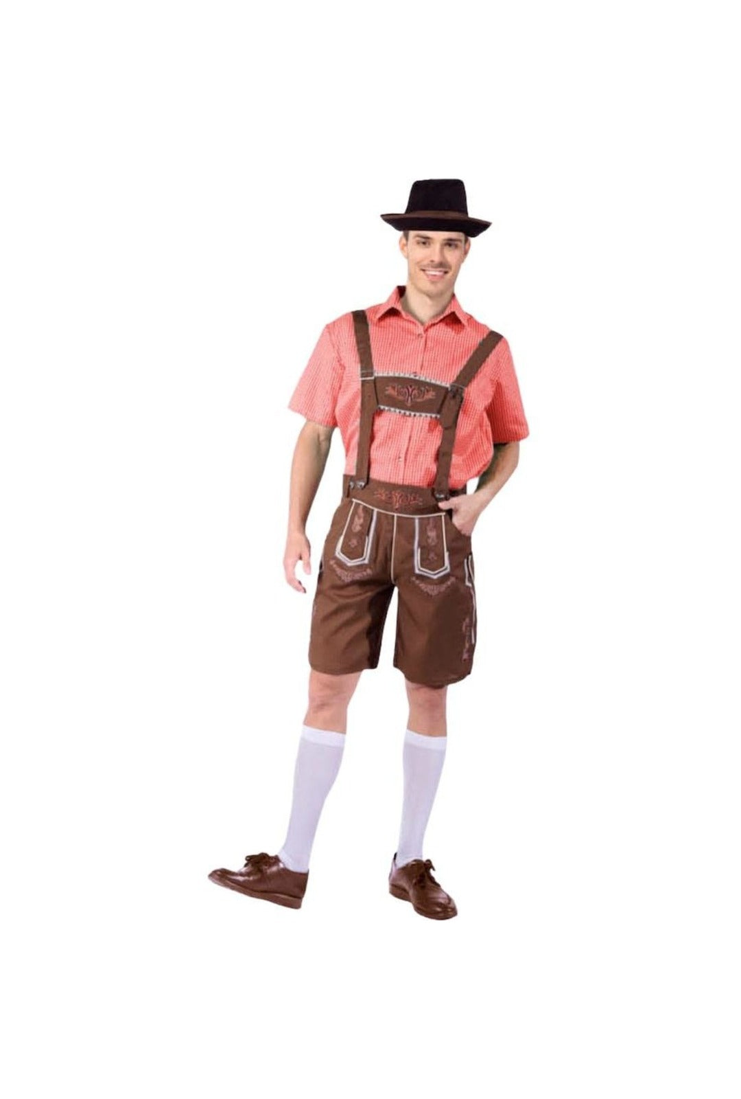 Red Checkered Beer Man