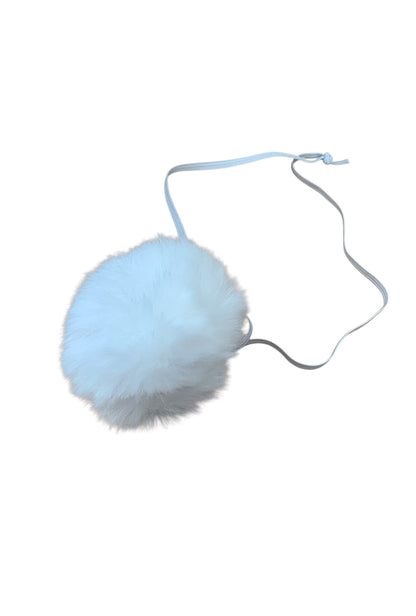 Deluxe White Bunny Tail