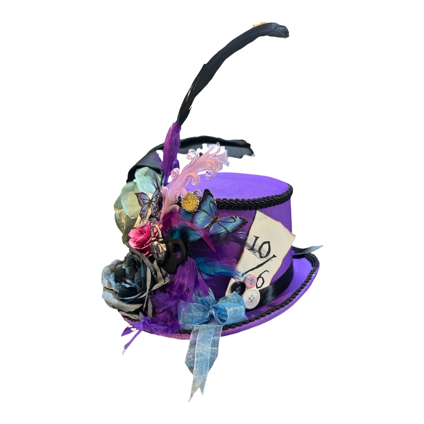 Purple Mad Hatter Top Hat