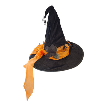 Witch Hat With Orange Ribbon