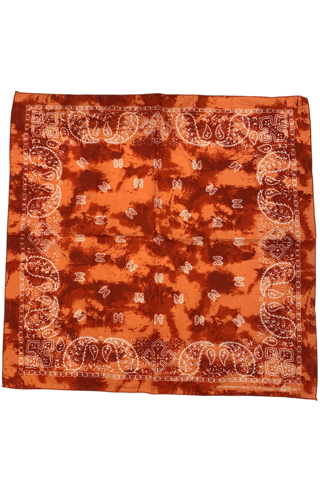 Earth Orange Tie dye Bandana
