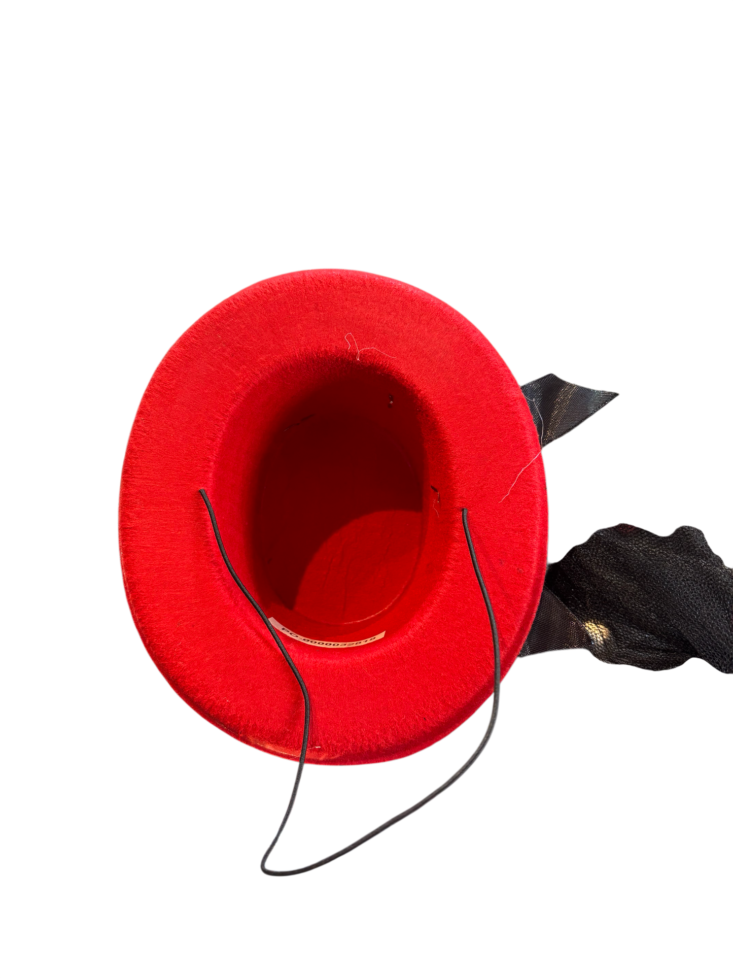 Red Razzle Dazzle Mini Top Hat