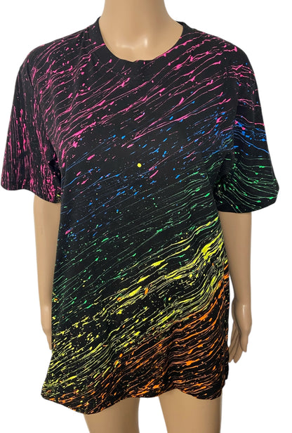 UV Paint Splatter T-Shirt