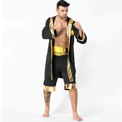 Black Boxing Champion Costume