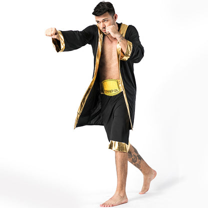Black Boxing Champion Costume