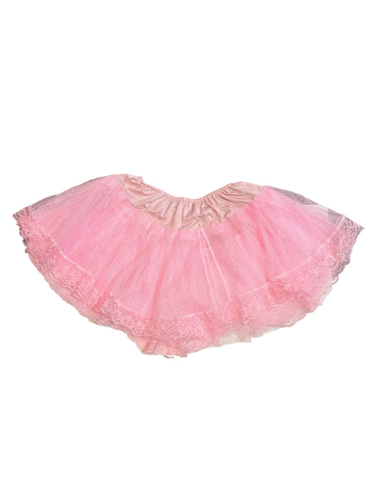 Baby Pink Lace Trim Tutu