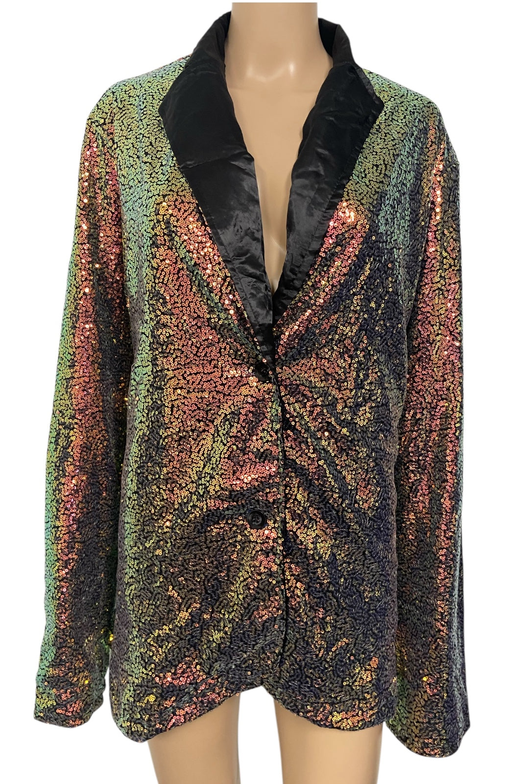 Gold to Copper Colourshift Sequin Blazer
