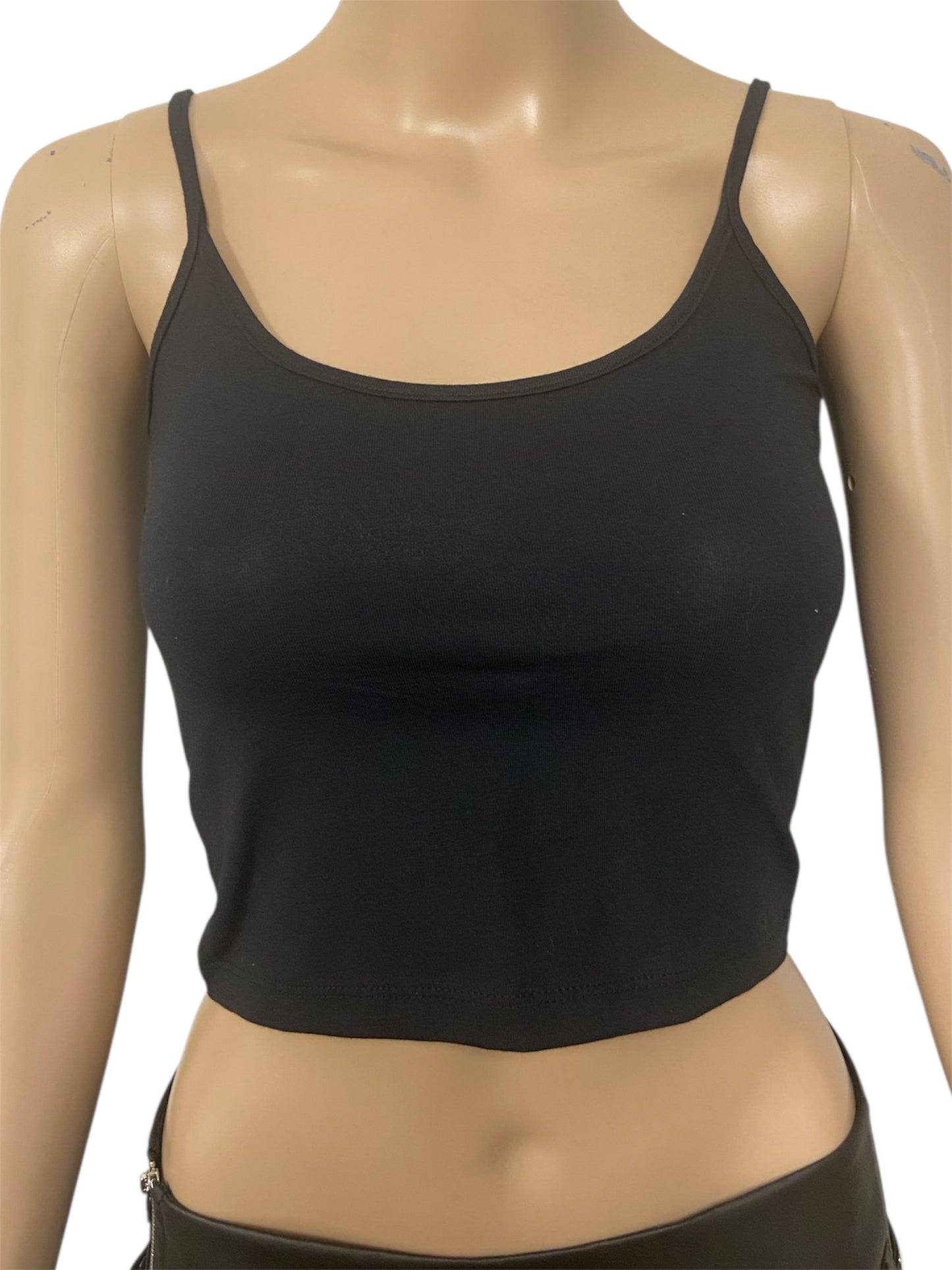 Black Crop Cami