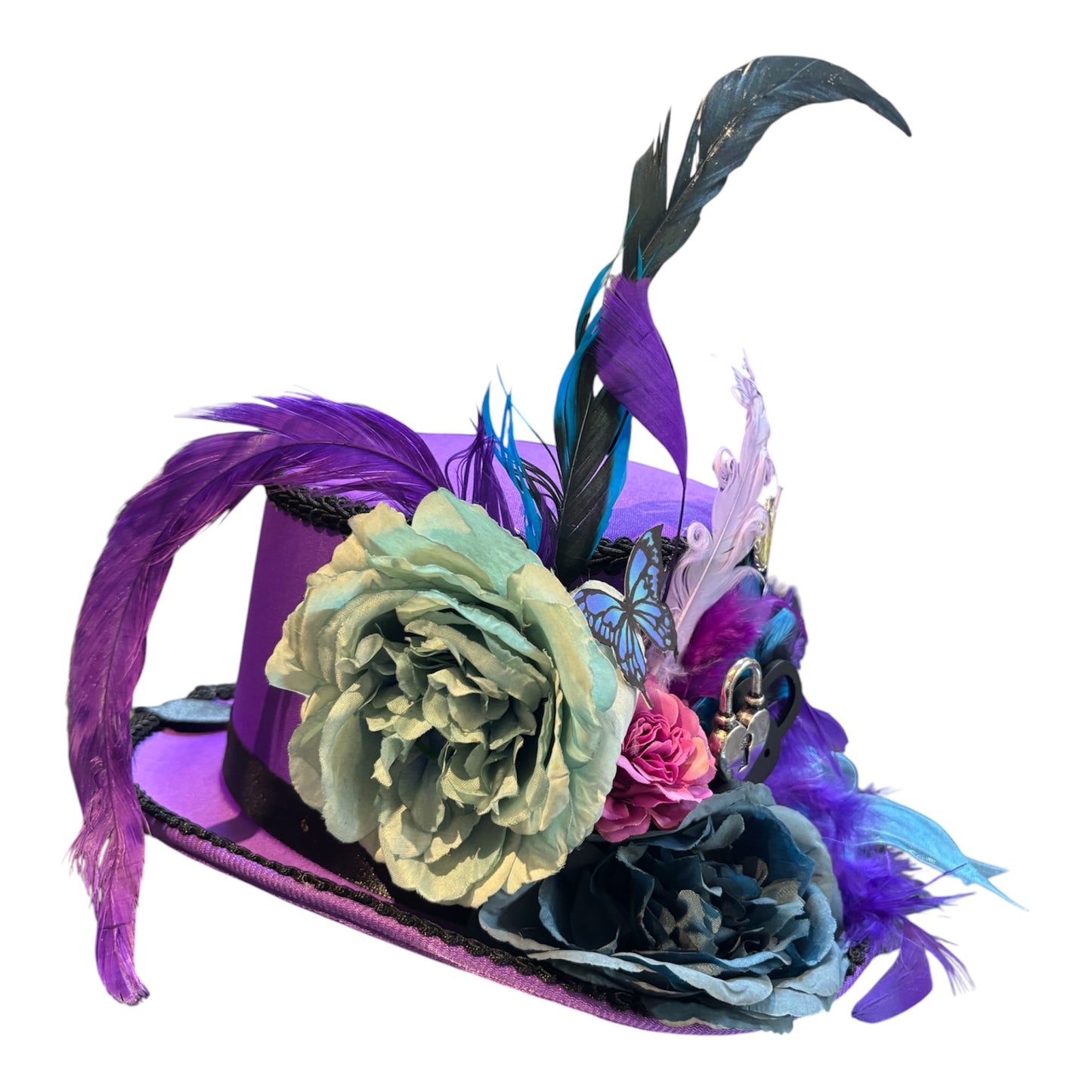 Purple Mad Hatter Top Hat