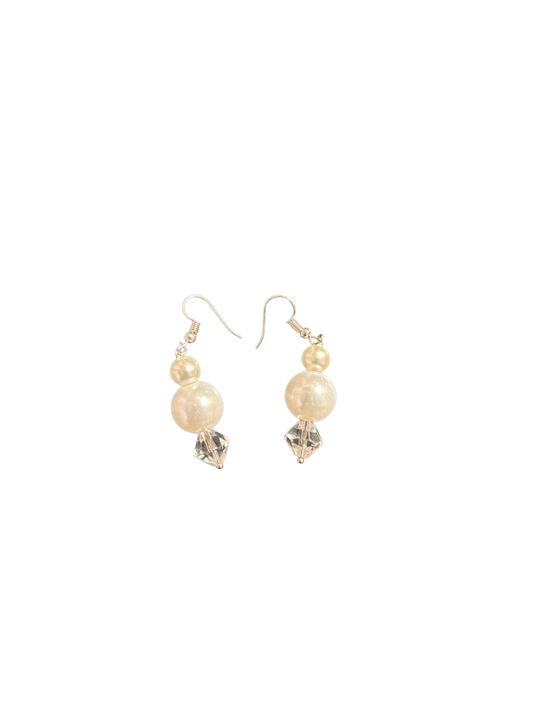Faux Pearl Drop Earrings