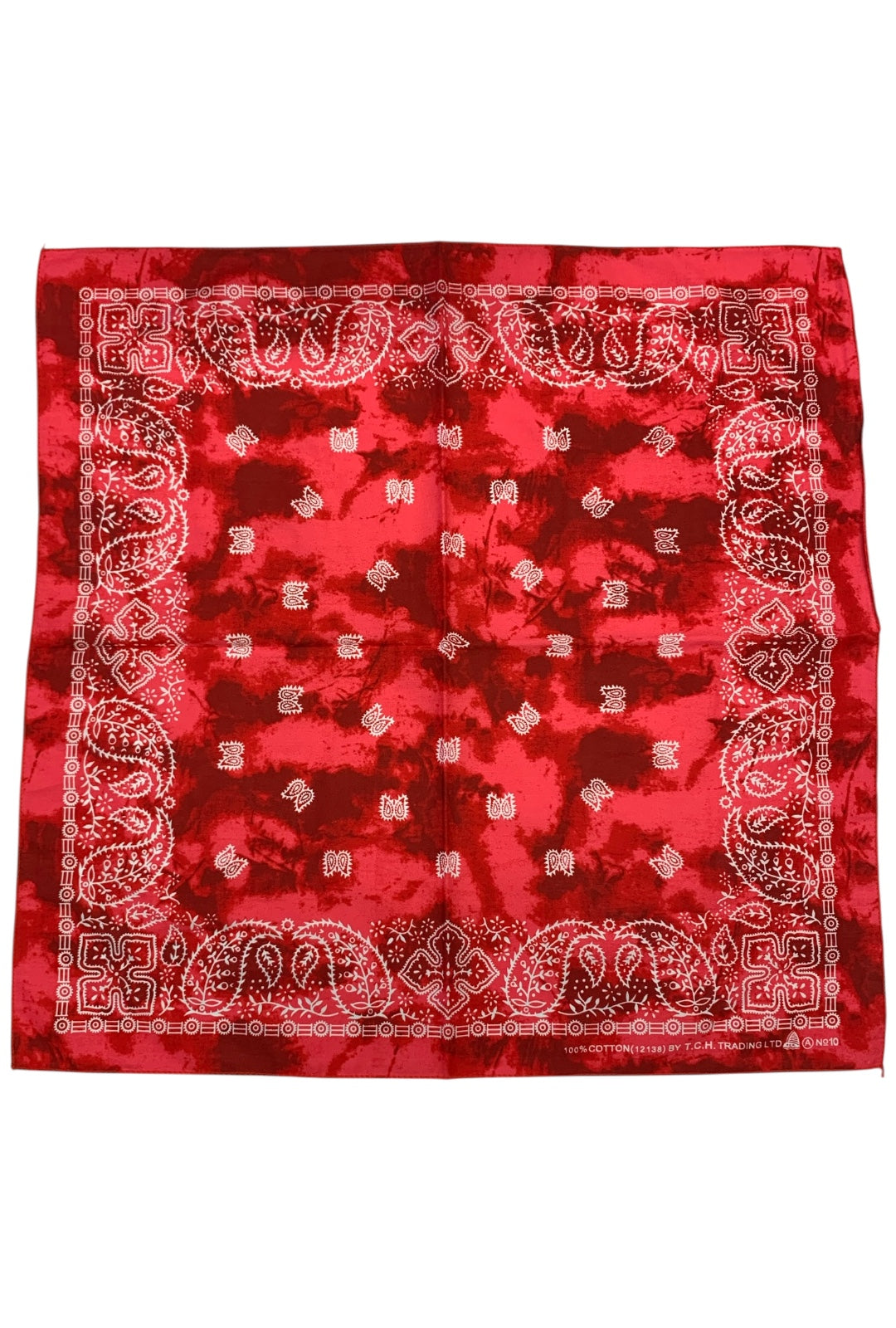 Watermelon Tie Dye Paisley Bandana