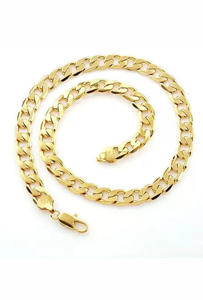 Gold Metal Chain Necklace