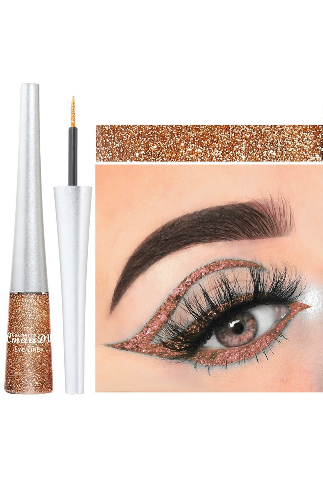 Cola Brown Glitter Eyeliner