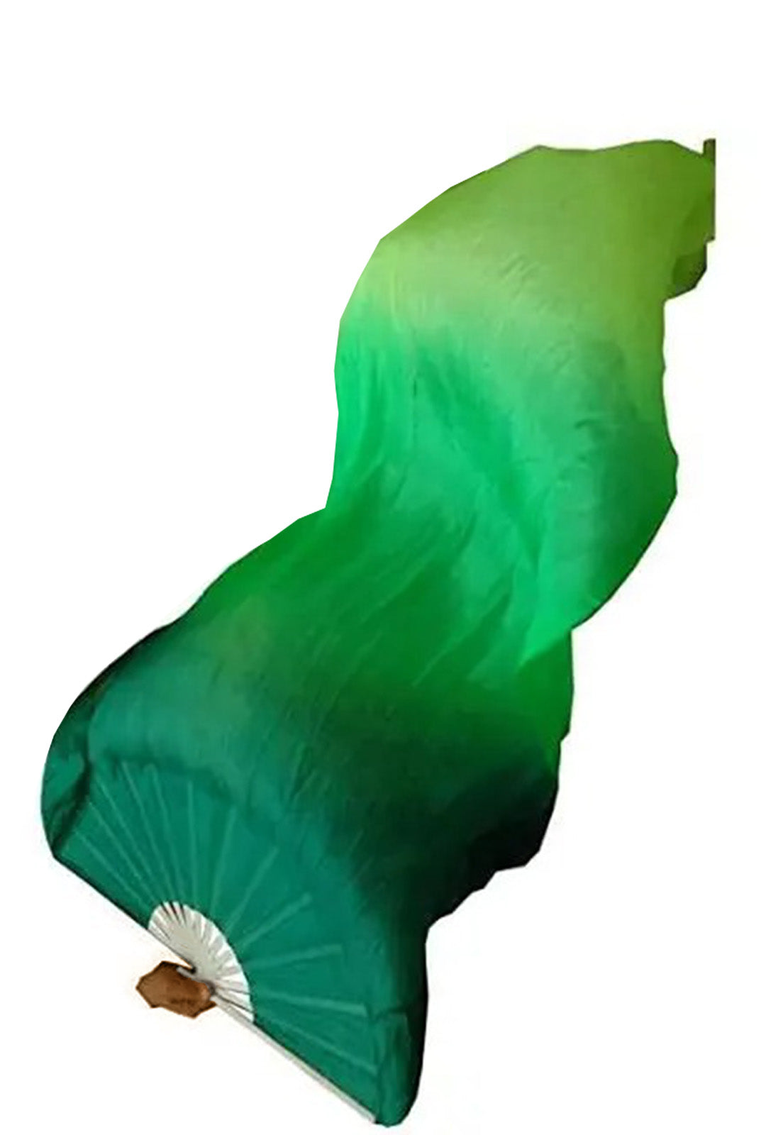 Gradient Green Fan Veils