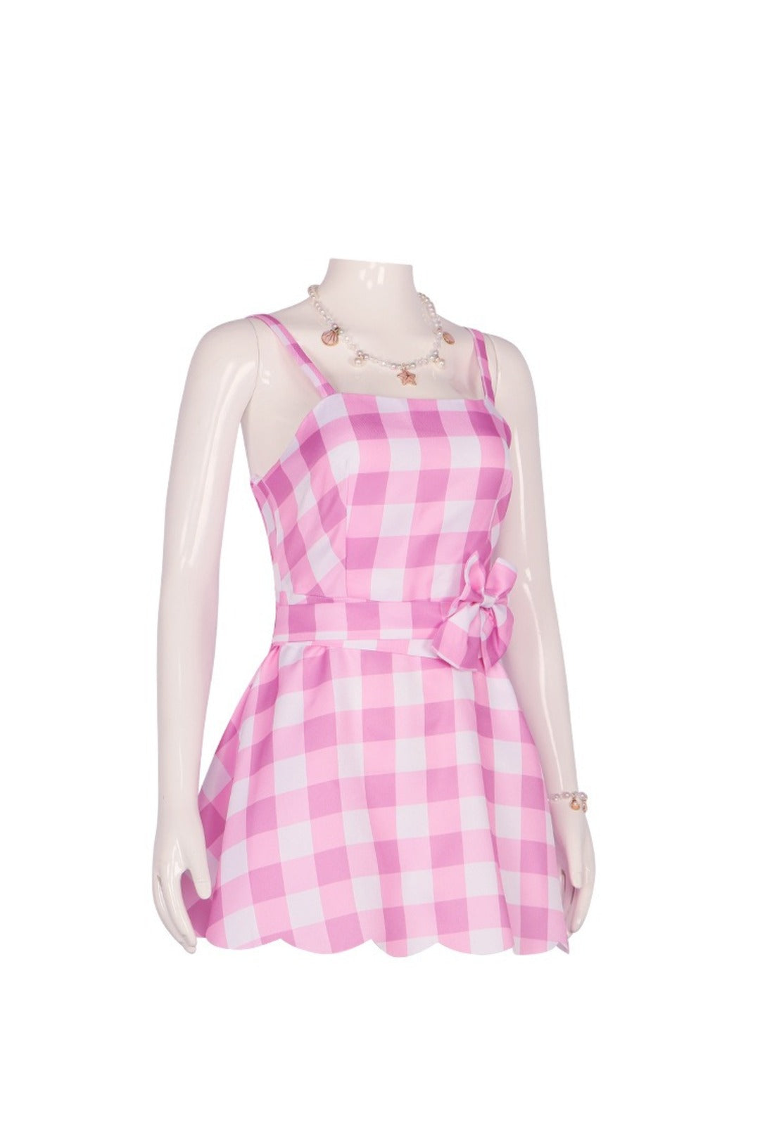 Barbie Pink Gingham Dress Cosplay