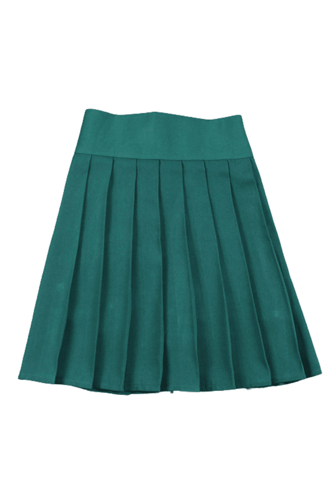 Green School Pleated Skirt