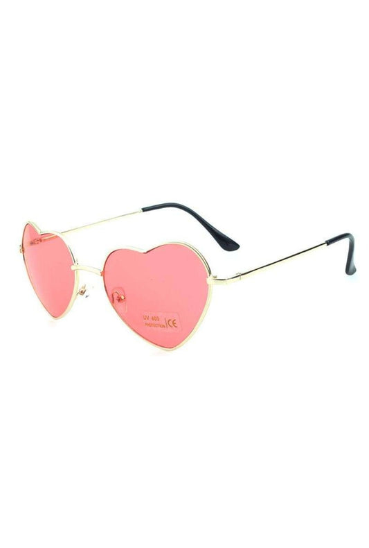 Hot Pink Heart Glasses