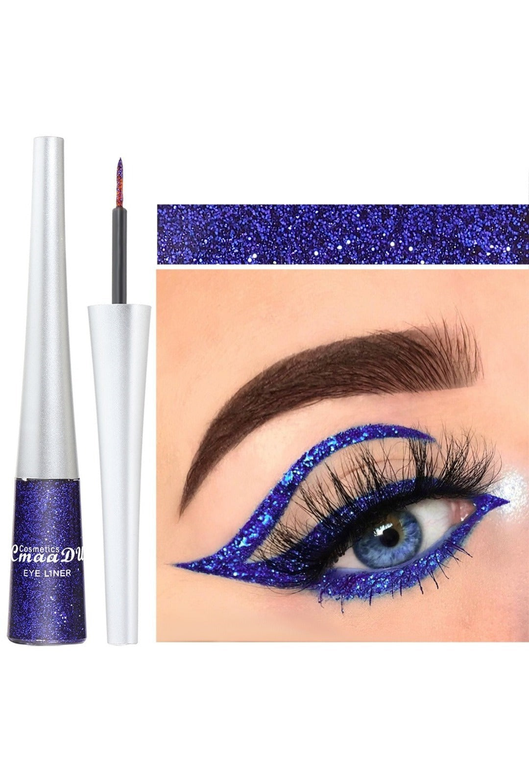 Royal Blue Glitter Eyeliner