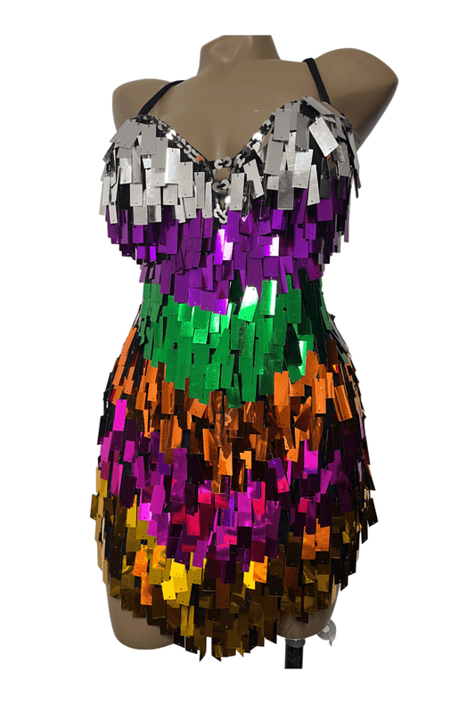 Multicoloured Festival Dress