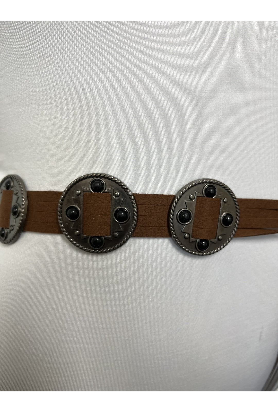 Brown Boho Leather Belt