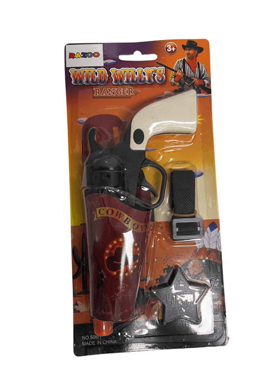 Wild West Toy Gun with Badge and Holster Kit