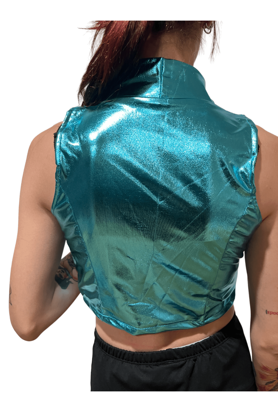 Metallic Blue Vest